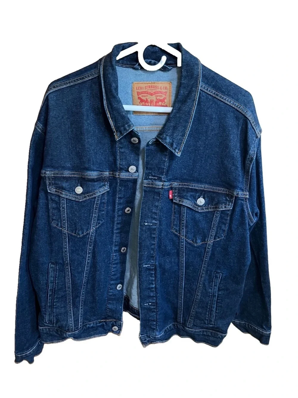 Levi’s 72334-2762 Jacket XL Dark Blue • Excellent Condition • P2P 25 • Length 26